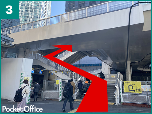 JR渋谷駅よりバーチャルオフィスまでの道順のご案内-その3
